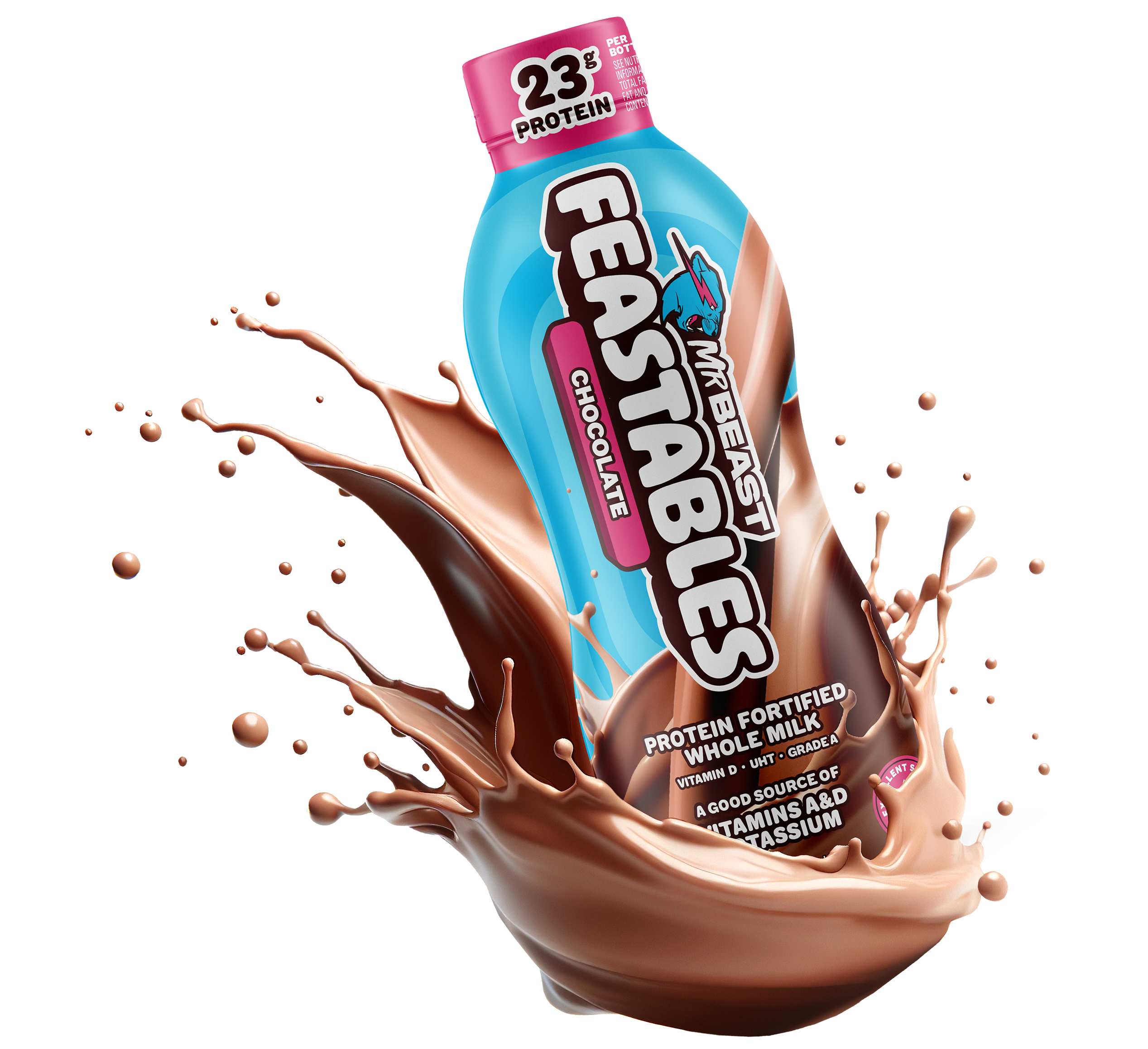 Chocolate Milk 14oz Bottle - USCM1003-12X