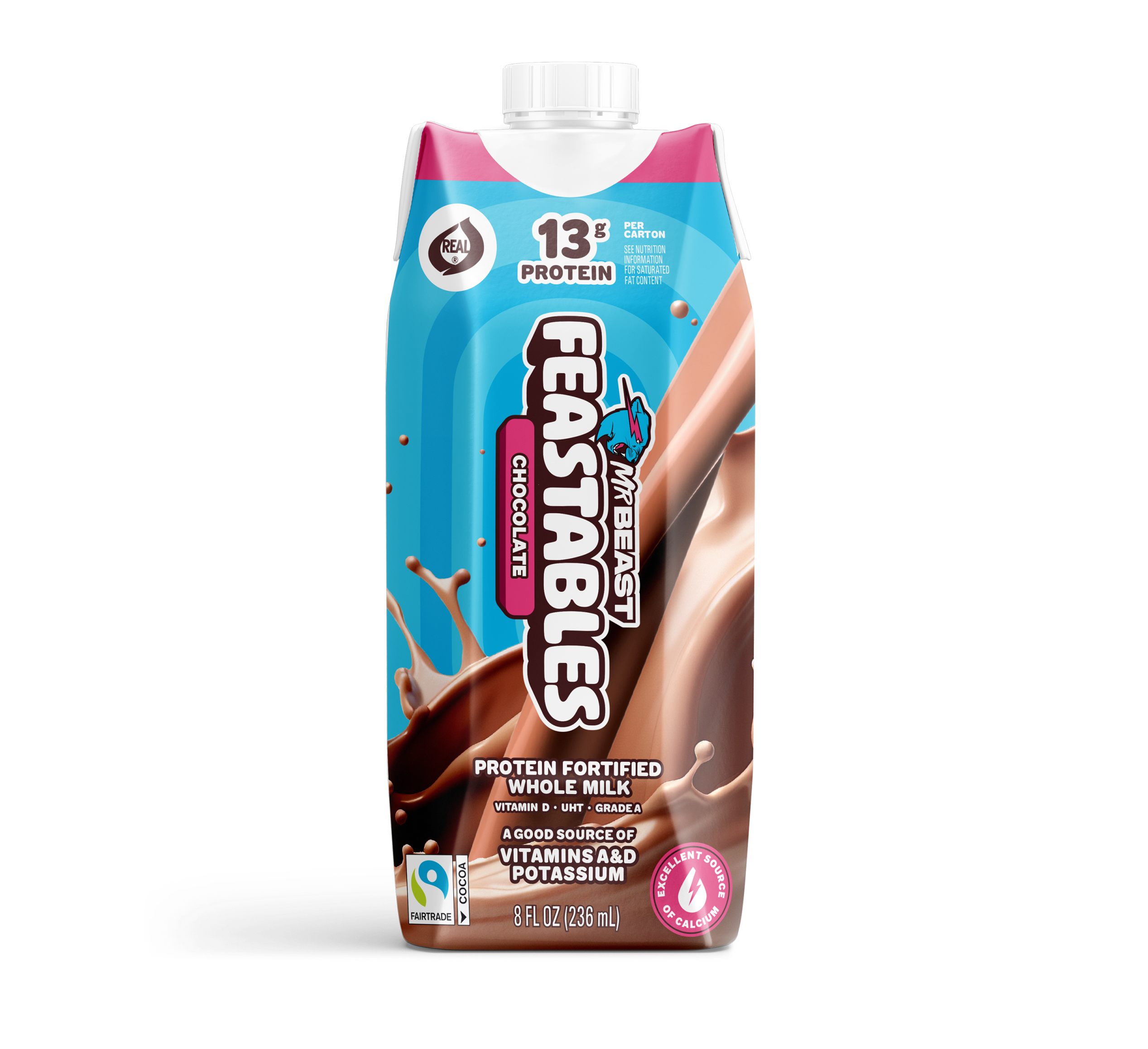 Chocolate Milk 8oz Carton - USCM1103 - USCM1103-4X