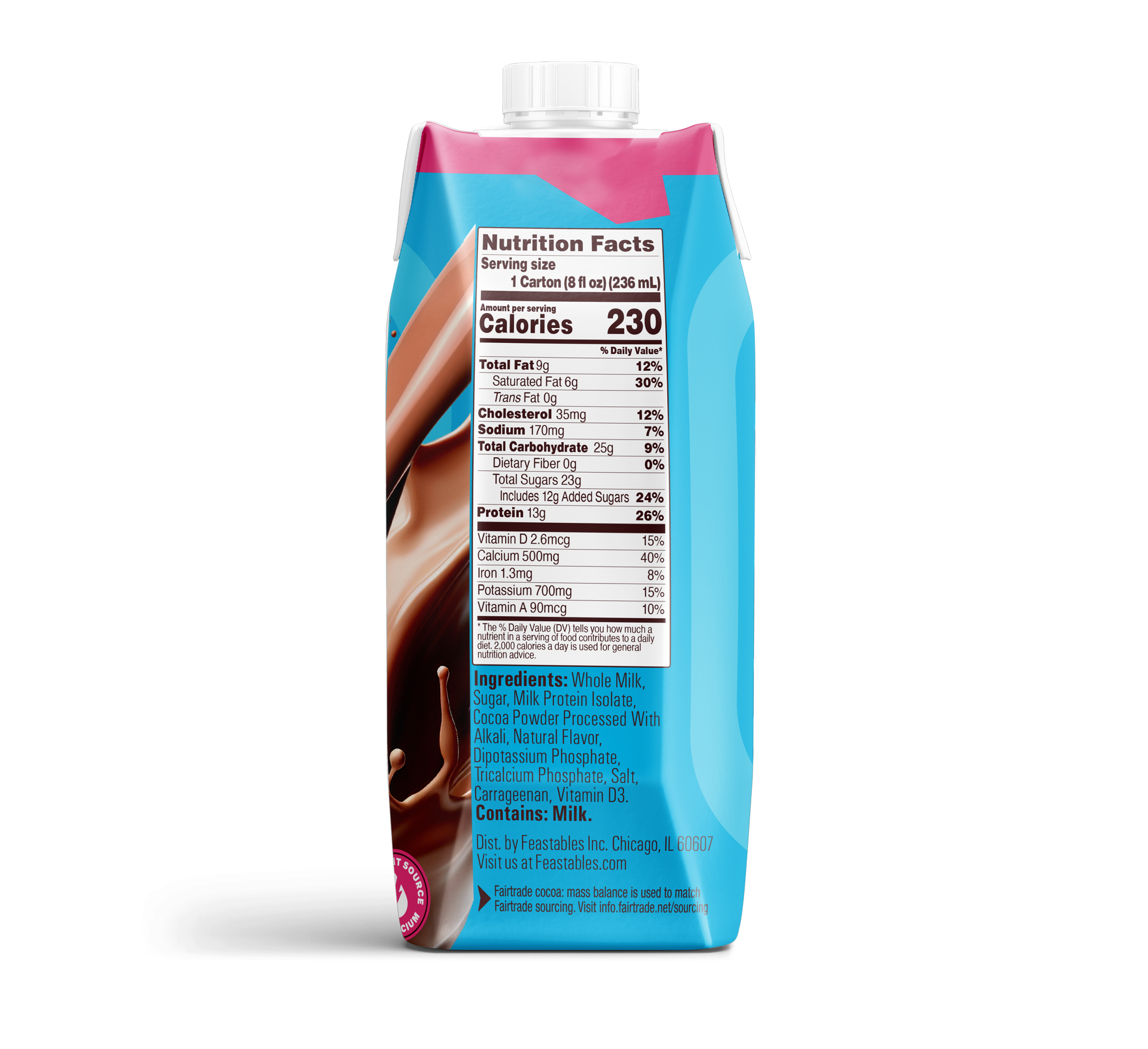 Chocolate Milk 8oz Carton - USCM1103 - USCM1103-4X