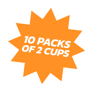 10 packs of 2cups - USCP2207-2X - badge