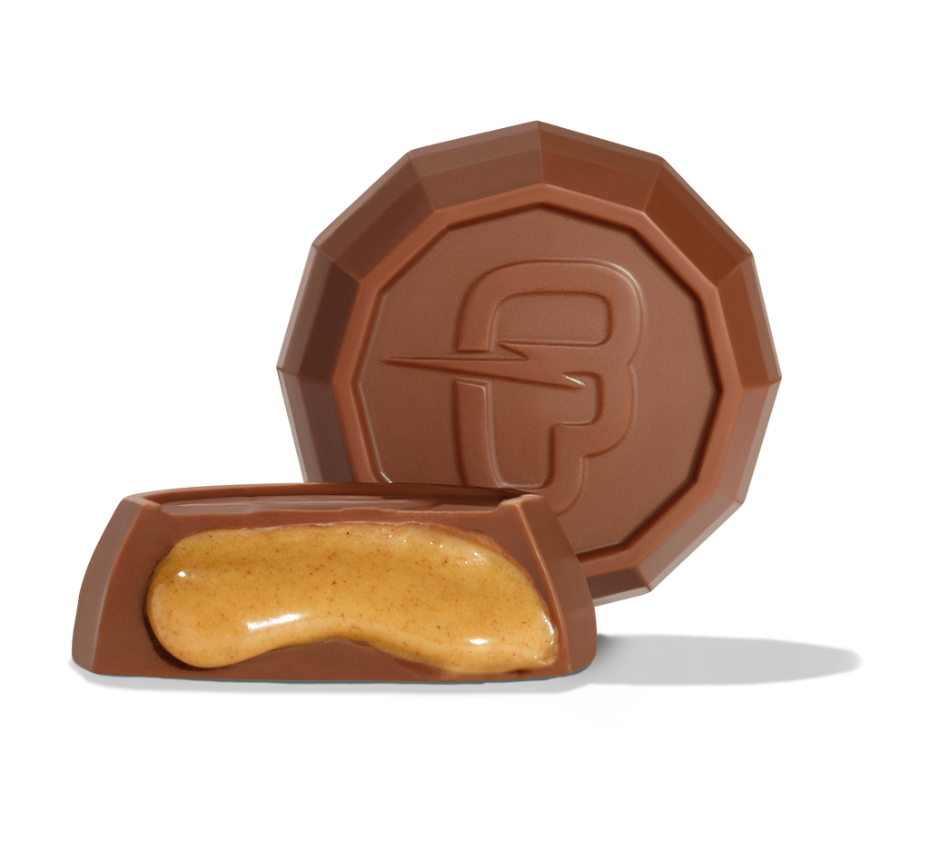 Creamy Peanut Butter Cups enlarged to show texture - USCP2307 - USCP2207-2X