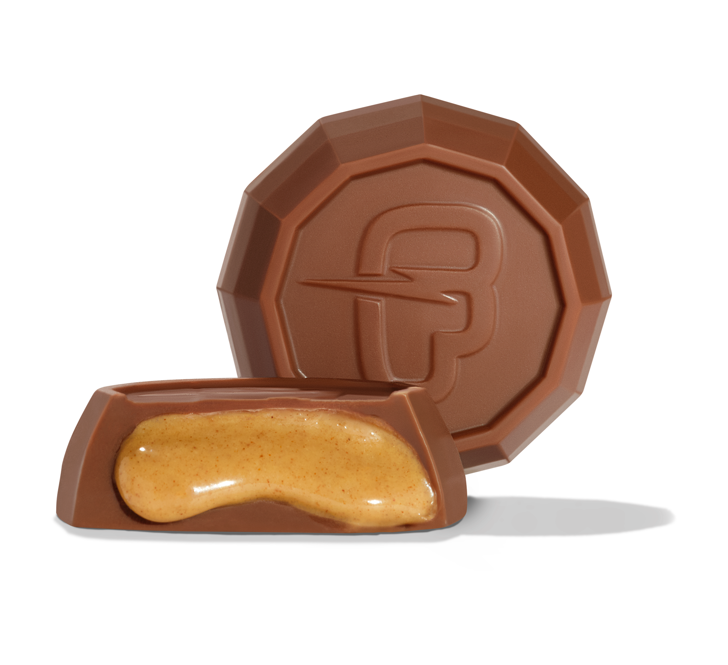 Creamy Peanut Butter Cups enlarged to show texture - USCP2307 - USCP2207-2X